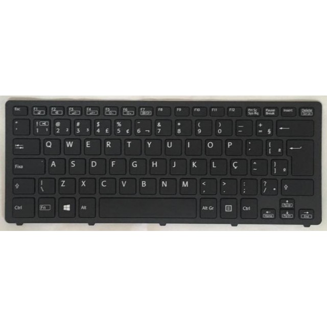 TECLADO NOTEBOOK SONY VAIO  SVF14N COR PRETA